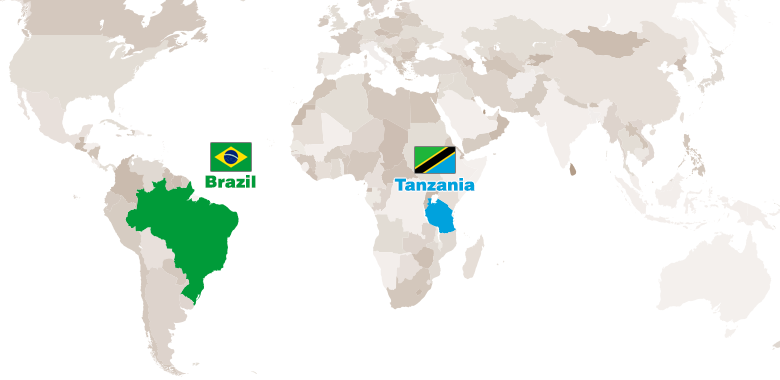 Fairtrade Creme Supreme World Map