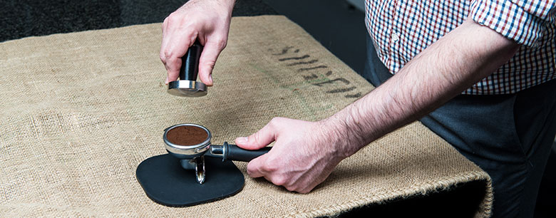 Tamping Coffee